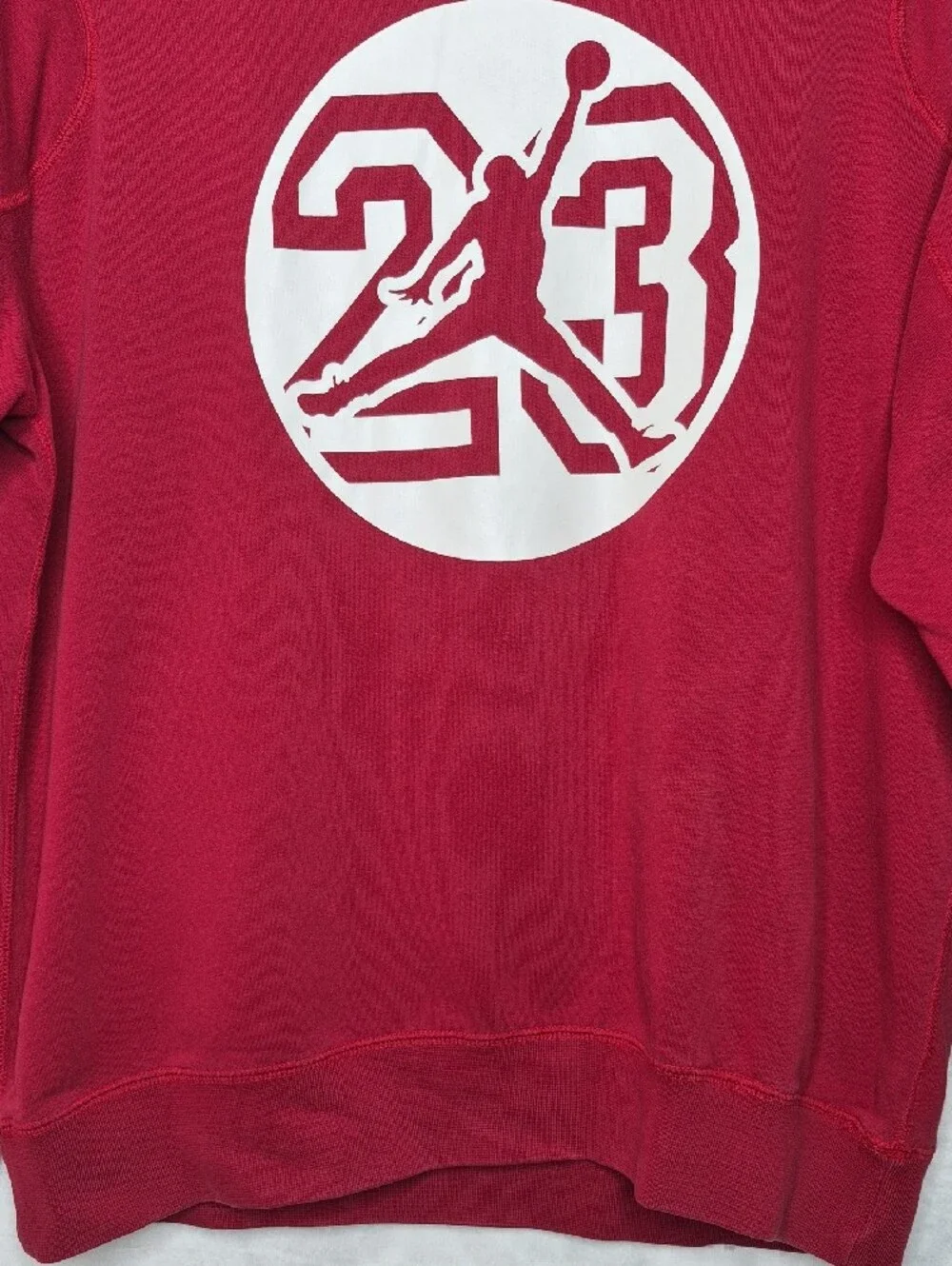 Vintage Nike Jordan Brand 23 Jumpman Crewneck Sweatshirt XL Red